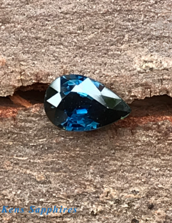 .8ct Blue Sapphire - Pear Cut