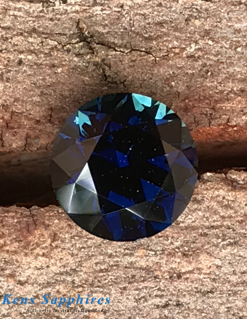 1.85ct Royal Blue Sapphire - Round Cut